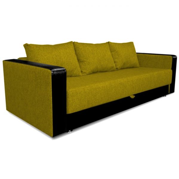 Диван «ЛИДЕР», обивка Coral/SUNNY DARK BROWN