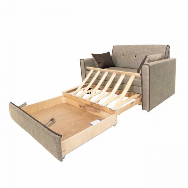 Диван прямой «Марк», механизм выкатной, цвет макро 157 / макро 281