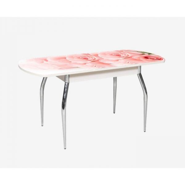 Стол раздвижной «Грация 2», 1200(1550) ? 800 ? 750 мм, глянец, хром, цвет венге/183736490