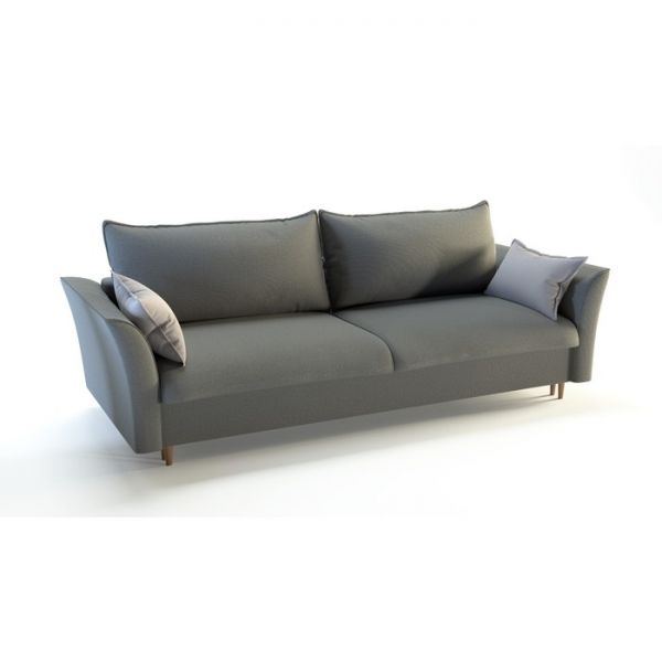 Диван прямой «Барселона», механизм пантограф, велюр, цвет альба 044 / альба 071