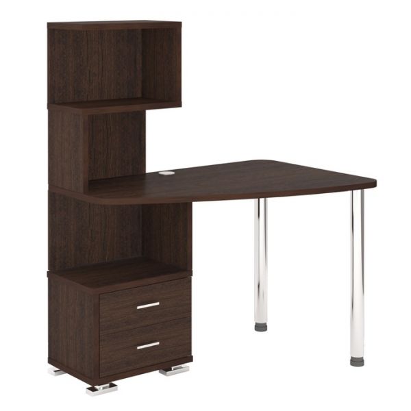 Стол СКМ-60, угол правый, 1200 ? 780 ? 1450 мм, цвет венге