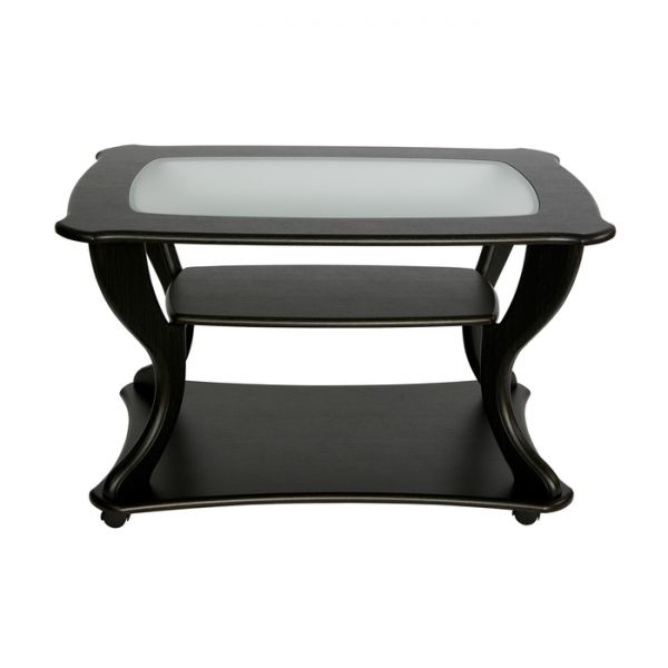 Стол журнальный «Маэстро», со стеклом сжс-02, 900 ? 600 ? 560 мм, цвет дуб белёный