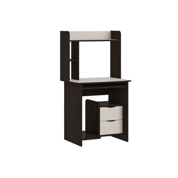 Стол компьютерный «Тайм 1», 732 ? 542 ? 1350 мм, цвет дуб девон / дуб венге