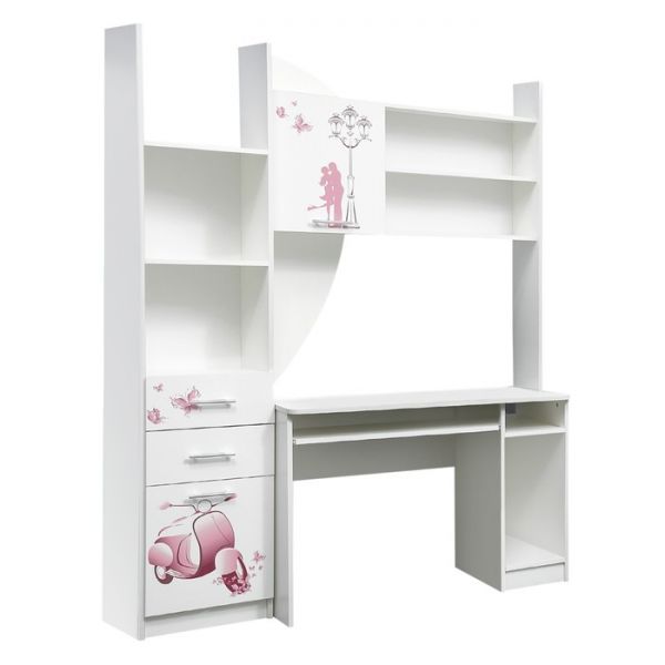 Детская стенка 1450х520х2004 белый