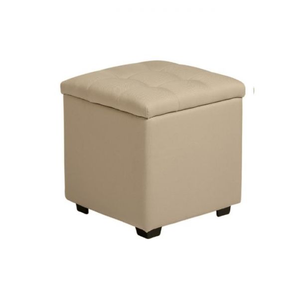 Пуф Бриг 400х400х430 Рогожка LATTE