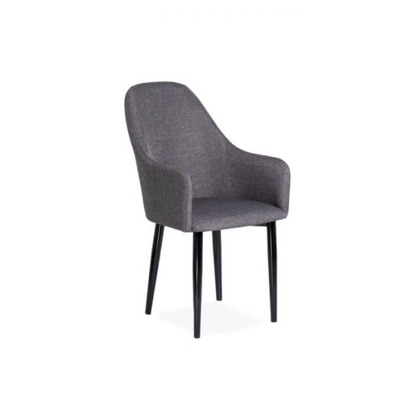 Стул Дэгни Вельвет люкс 53 мокко/ Стандарт металл Черный глянец