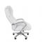 Офисное кресло Chairman 402, кожа, белое