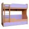 Кровать 2-х ярусная«Анюта 4», 800?1900 мм, цвет бук светлый / лиловый