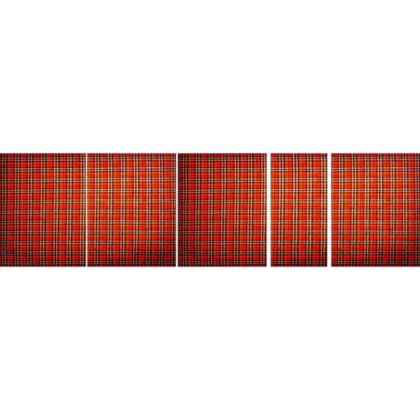 Стол раздвижной «Победа», 1200(1550) ? 800 ? 750 мм, хром, цвет белёный дуб / клетка 2