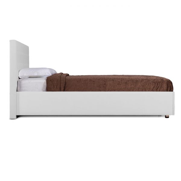 Кровать «Космопорт» с ПМ, 140 ? 200 см, ортопедическое основание, цвет взбитые сливки