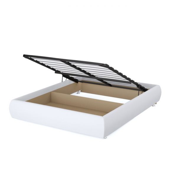 Кровать «Ла Скала» с ПМ, 1400 ? 2000, ортопедическое основание, цвет взбитые сливки