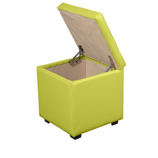 Пуф Рига 400х400х430 лайм глянец