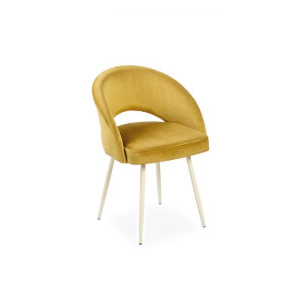 Стул Мирелла Золотой велюр 14/ Грейс металл  Бежевый