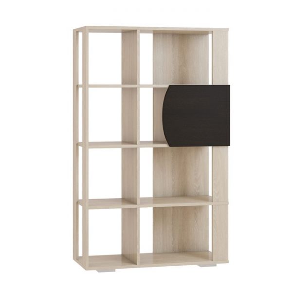 Стеллаж «Ева», 880 ? 390 ? 1444 мм, цвет дуб сонома / дуб венге