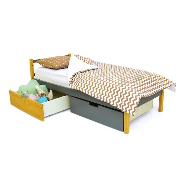 Детская кровать "Svogen classic дерево-графит"