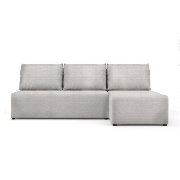 Угловой диван «Алиса», бельевой ящик, еврокнижка, ткань велюр, цвет shaggy azure