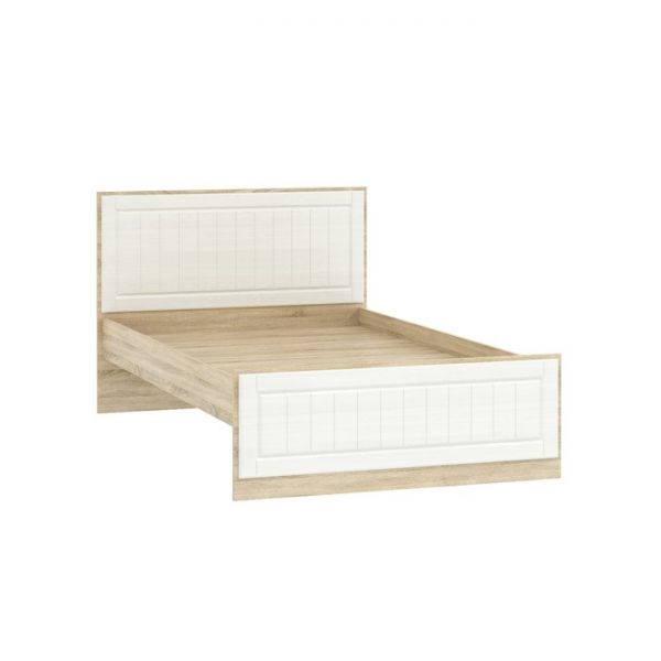 Кровать Оливия НМ 040.34-02 Х, 1200х2000, Белое дерево/Дуб Сонома