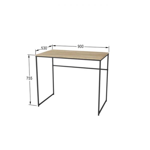 Письменный стол «Компакт», 900 ? 530 ? 755 мм, металл, МДФ, цвет дуб американский