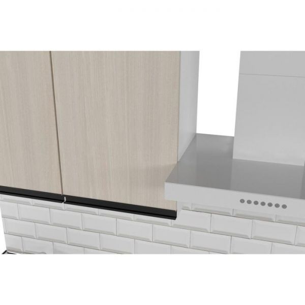 Кухонный гарнитур Соната медиум 1400х600 Ясень шимо светлый,Капри/Белый