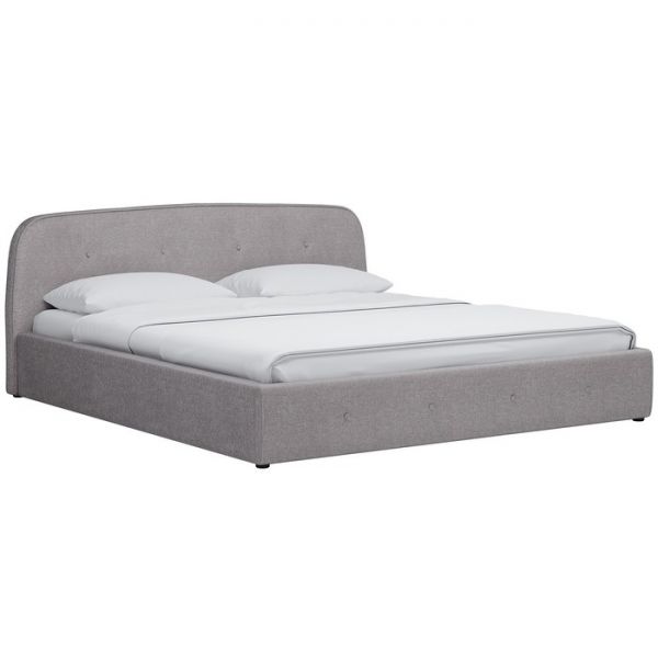 Кровать Илона, 1800х2000, ортопедическое осн+ПМ, Ролан/Льняной