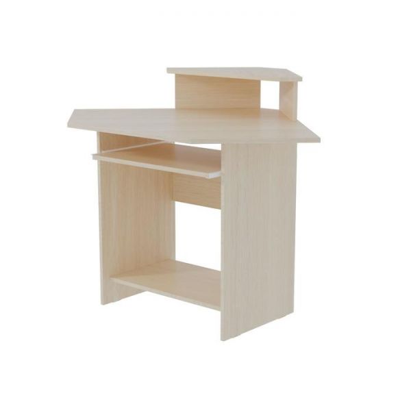 Стол компьютерный «СК 4», 1221 ? 871 ? 902 мм, ЛДСП, цвет венге / млечный дуб