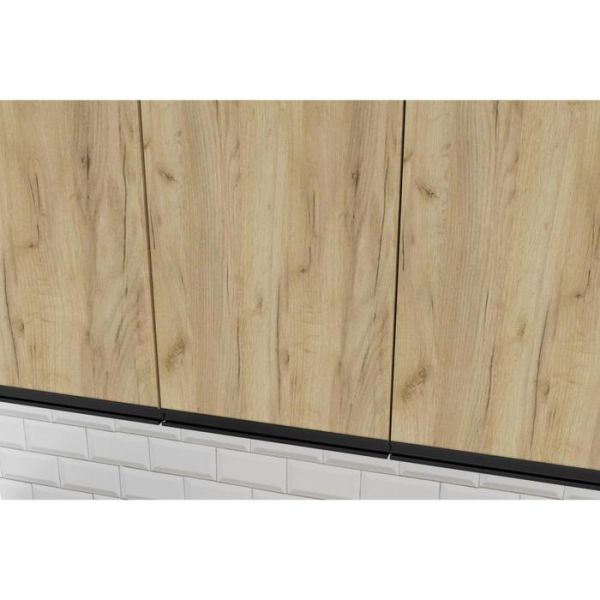 Кухонный гарнитур Адажио макси 1800х600 Дуб золотой,бетон темный/Венге