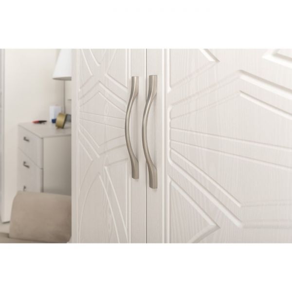 Шкаф для одежды Неаполь 13.330, 899х541х2135, Миндаль/ Африканское Лапачо какао