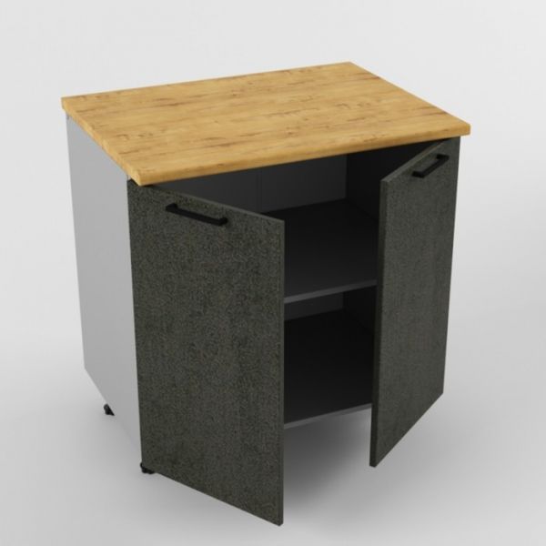 Шкаф напольный Лофт 800х600х850 Бетон темный