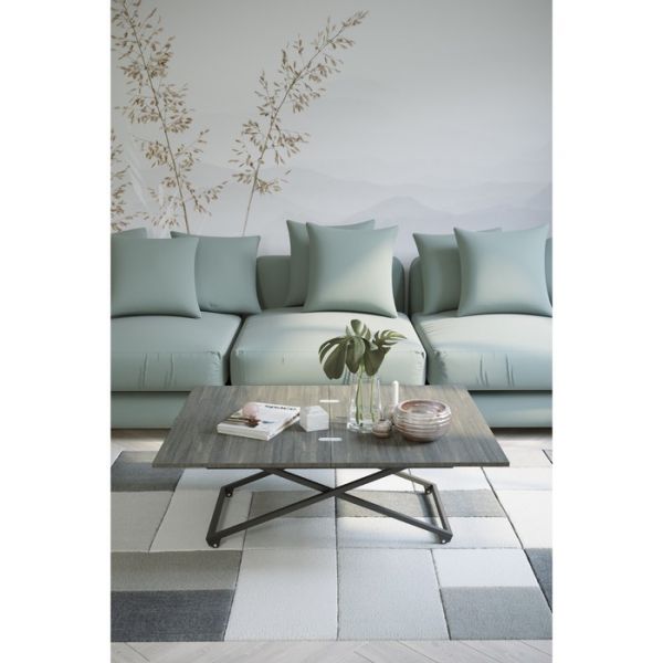 Стол трансформируемый «Андрэ Loft», 850 (1100) ? 550 (850) ? 400 (725) мм, ЛДСП, белый