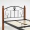 Кровать РУМБА  Wood slat base , 90х200 см , красный дуб/черный