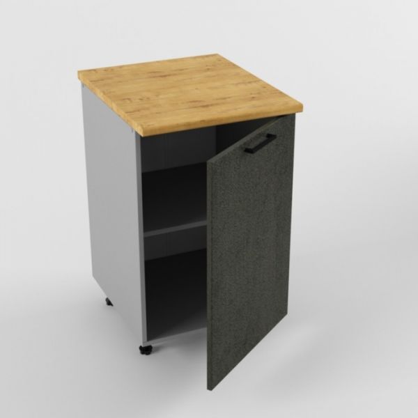 Шкаф напольный Лофт 500х600х850 Бетон темный