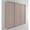 Шкаф-купе «Акцент-Сим Д», 1500 ? 600 ? 2310 мм, ЛДСП, цвет ясень шимо светлый