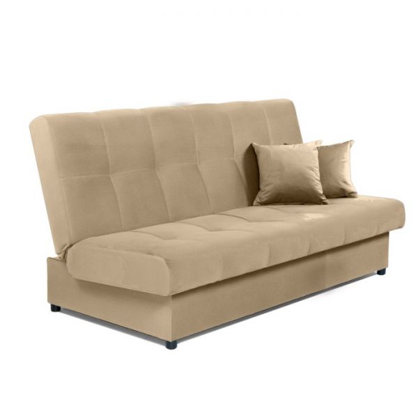 Диван «Веста», механизм книжка, ППУ, велюр, цвет бежевый