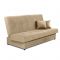 Диван «Веста», механизм книжка, ППУ, велюр, цвет бежевый