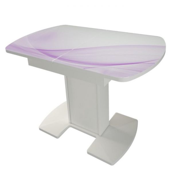 Стол «Соло», раздвижной, 1100(1450) ? 700 ? 760, стекло, цвет венге/319190186