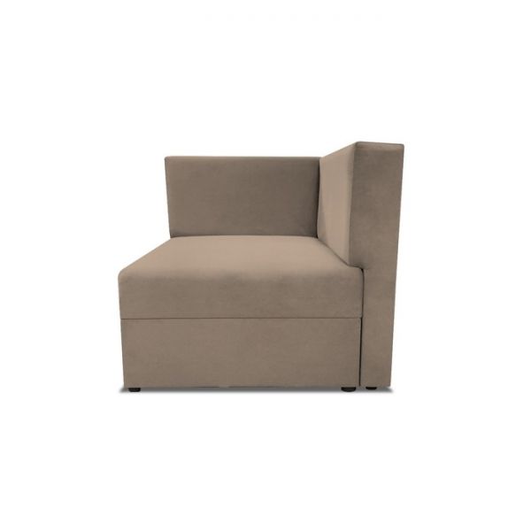 Диван модульный угловой «Бергамо», четыре секции, велюр, цвет dream yellow