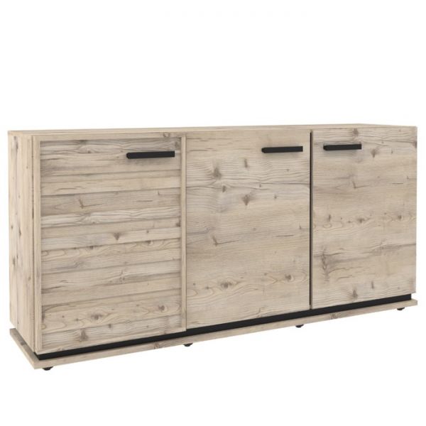 Тумба Nature 5, 1714 ? 445 ? 833 мм, цвет гаскон пайн / чёрный