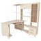 Стол компьютерный Альфа-4 Правый Дуб молочный/венге