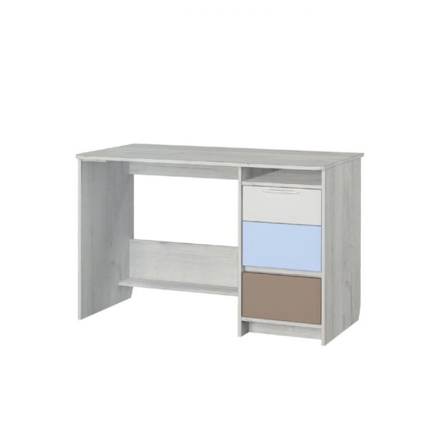 Стол письменный «Зефир № 17.2», 1200 ? 632 ? 767 мм, универсальный, цвет дуб эльза/голубой