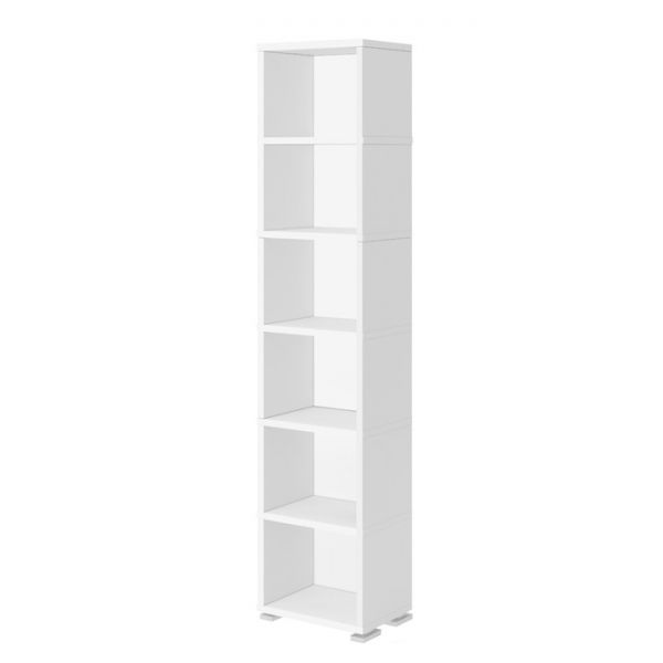 Стеллаж, 450 ? 300 ? 2130 мм, цвет белый жемчуг