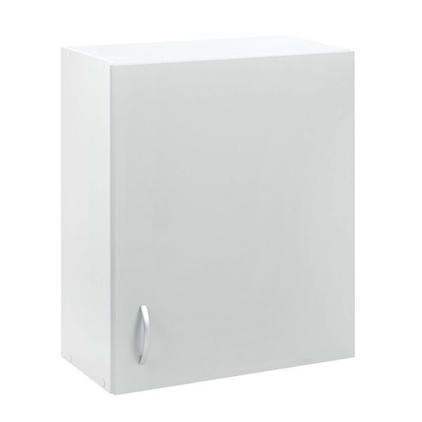 Шкаф навесной Мальма 600х300х720 Светло-серый/Белый