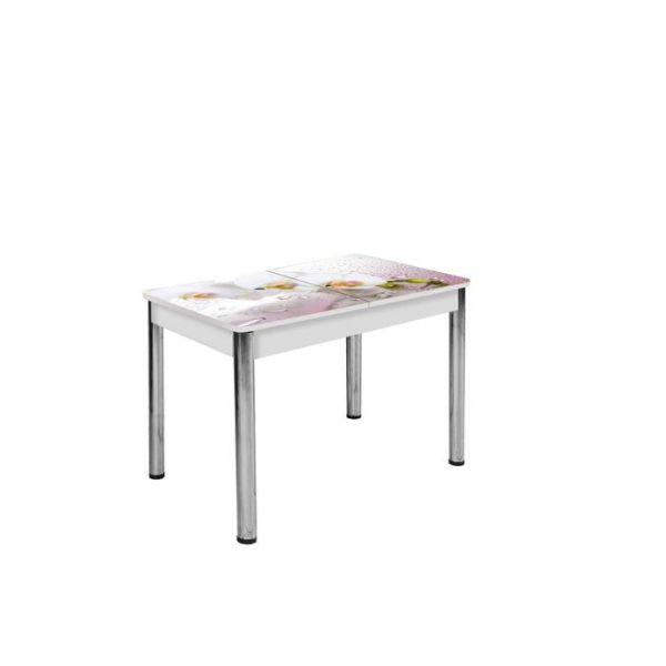 Стол раздвижной «Триумф», 1000(1350) ? 700 ? 750 мм, опоры хром, цвет венге / 400321657