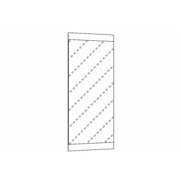 Зеркало навесное НМ 011.90, 1242х20х504, Дуб Бунратти