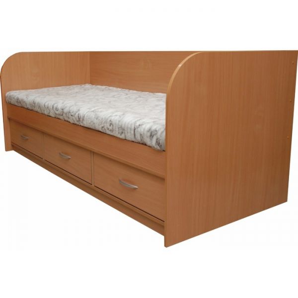 Кровать «Анюта 3», 800 ? 2000 мм, цвет бук светлый