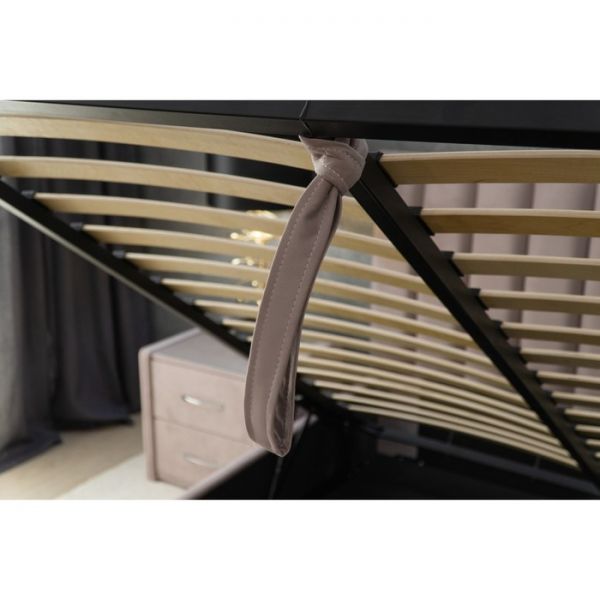 Кровать «Алькасар» с ПМ, 1400 ? 2000 мм, ЭКО деревянный каркас, 1 ящик, цвет velutto 11