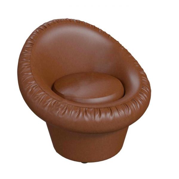 Банкетка 690*690*690 Кож.зам коричневый