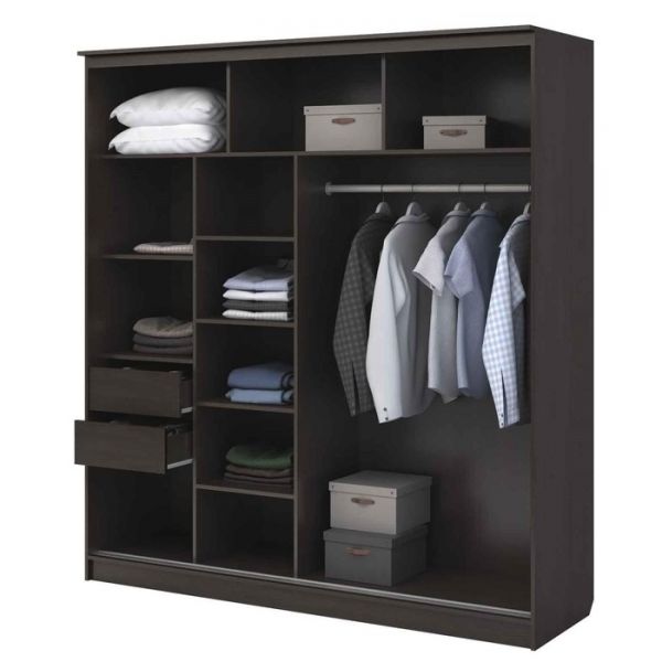 Шкаф-купе 2000 Элегант 5, 2000х620х2200, Анкор светлый