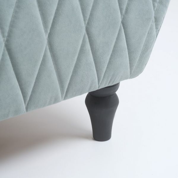 Диван "Буно" велюр Vivaldi светло-серый