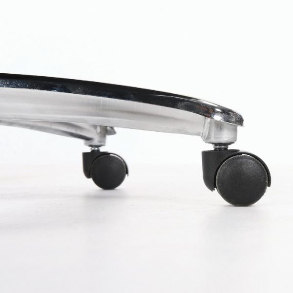 Кресло офисное BRABIX PREMIUM "Direct EX-580", хром, рециклированная кожа, черное