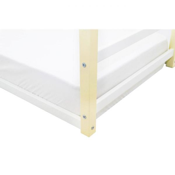 Детская кровать-домик Монтессори Бельмарко Svogen бежево-белый